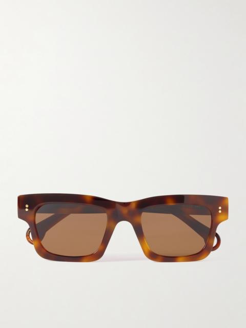 Rectangular-frame Acetate Sunglasses
