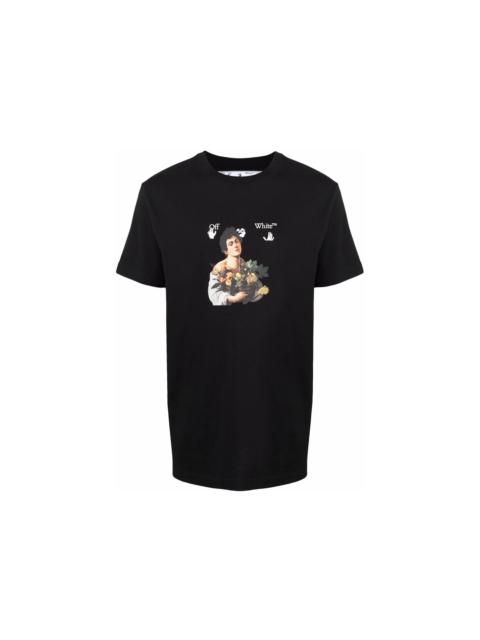 OFF-WHITE Caravaggio Boy T-shirt Black/White