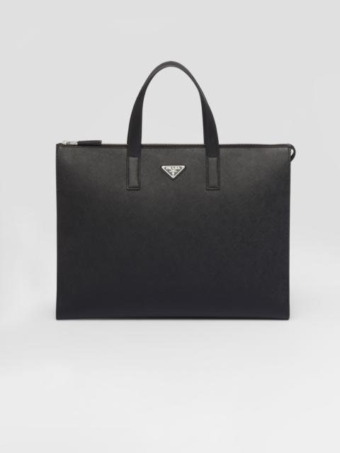 Saffiano leather tote