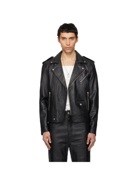 Black River Leather Biker Jacket