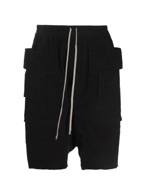 drawstring cargo shorts