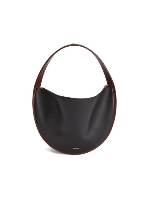 Pivot leather shoulder bag