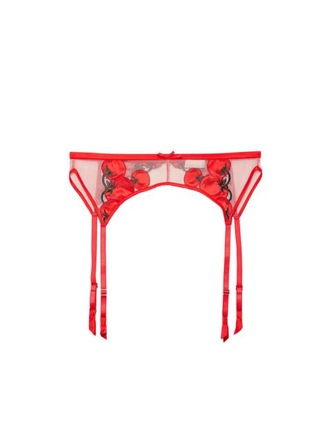 Pomodoro Embroidery Garter Belt