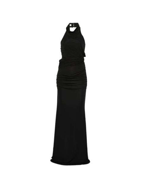 Stella draped maxi dress