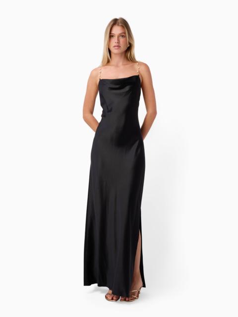 SHALLON GOWN BLACK