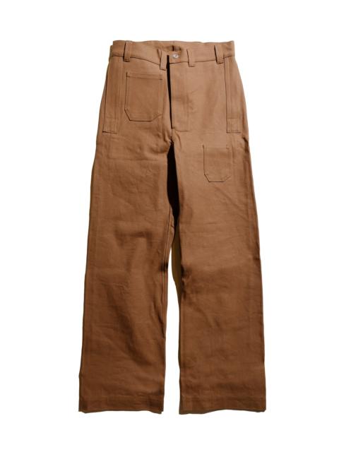 Lot. JG-01 1910s Netmaker's Trousers Duck Brown