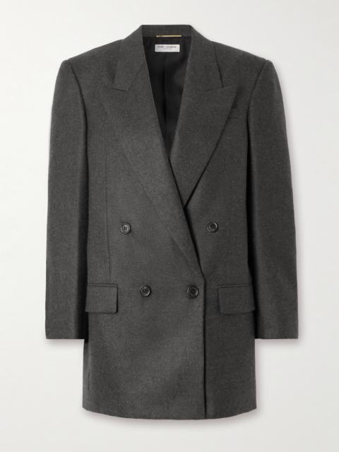 Double-breasted Cashmere-twill Blazer
