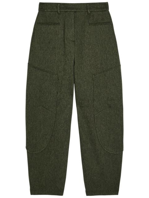 Ganni Mouline Cotton-blend Trousers