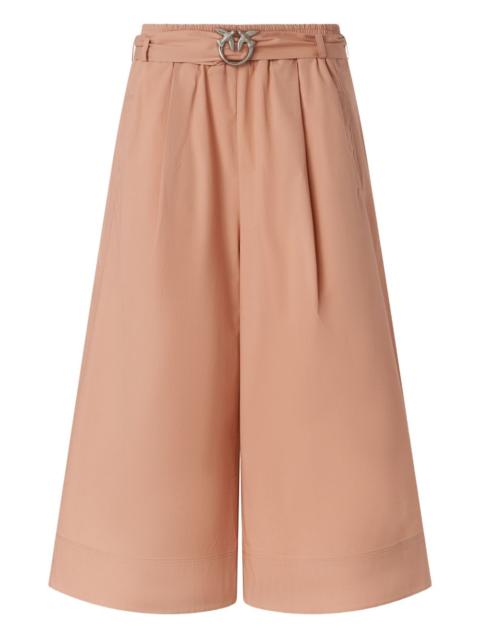 pink culottes trousers
