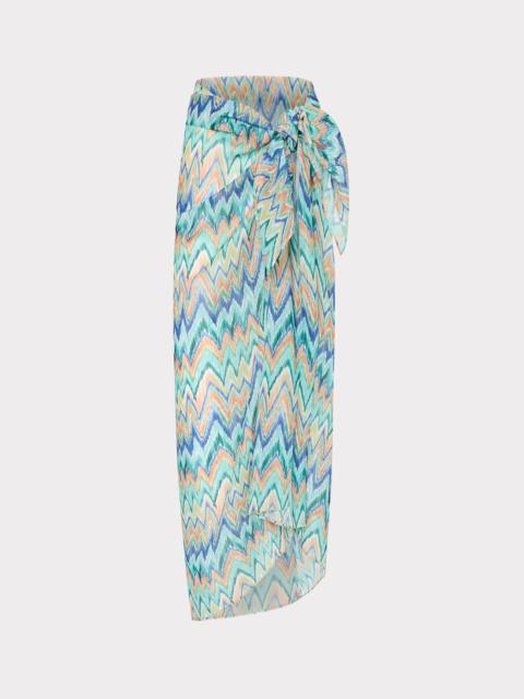 Tropical Chevron Sarong
