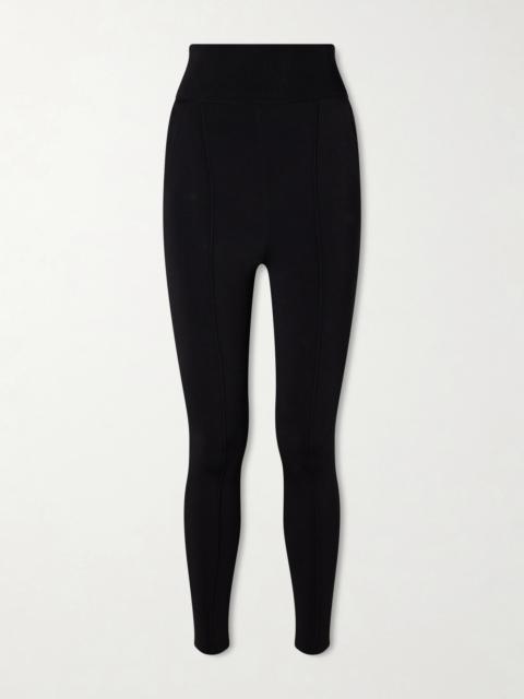 Paneled Stretch-knit Leggings