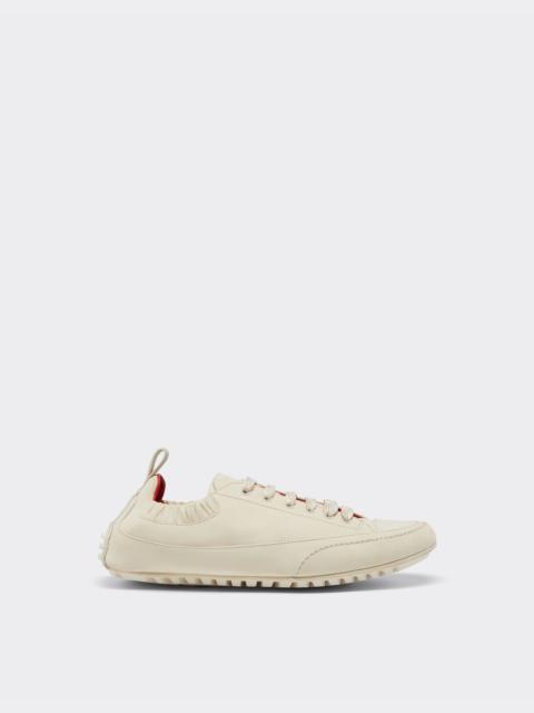 Driving trainers in nubuck leather