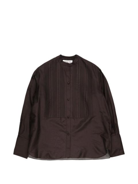 Night Before pleated-detail shirt