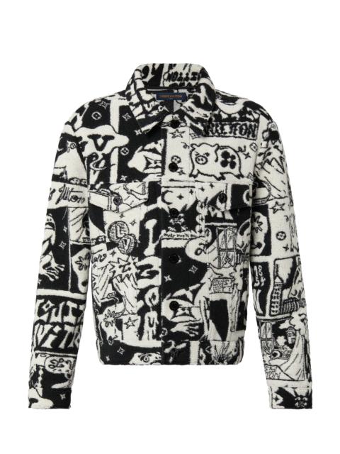 LV Comics Trucker Jacket