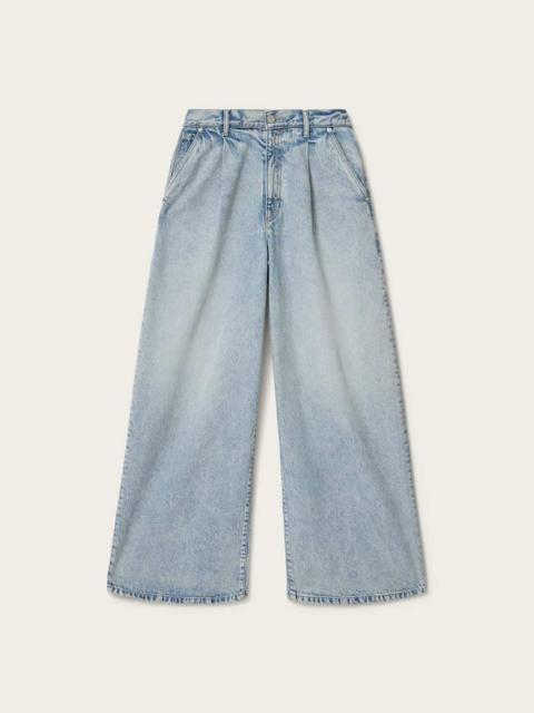 HAZE WIDE LEG PLEATED JEANS