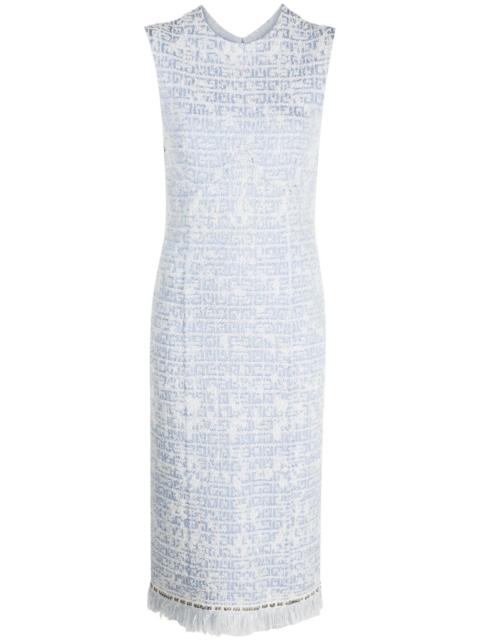 4G jacquard tweed dress