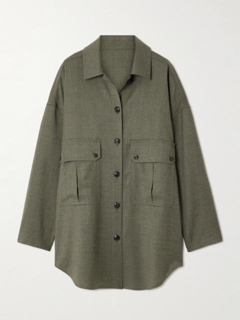 Oversized Wool-blend Overshirt