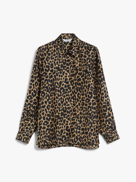 ETNA Printed silk twill shirt