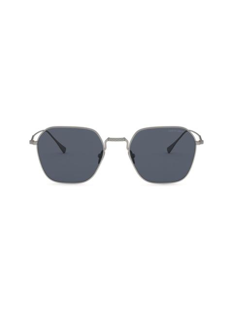 square-frame tinted sunglasses