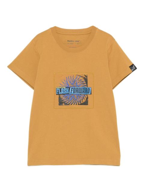 Shrunken graphic-print T-shirt