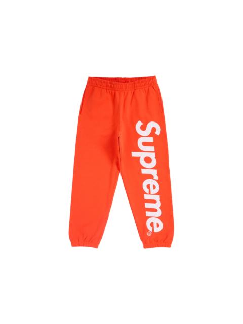 Supreme Satin Applique Sweatpant FW24 Bright Orange
