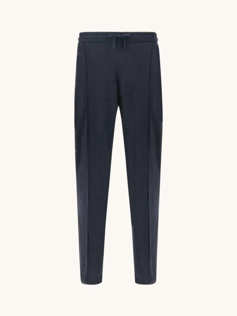 LEISURE PANTS IN WOOL AND SILK KNIT