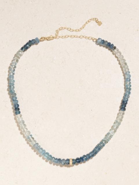 14-karat Gold And Diamond Beaded Choker