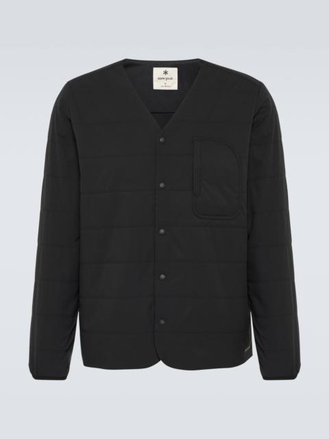 Quilted technical jacket