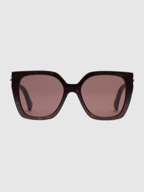 Square-frame sunglasses