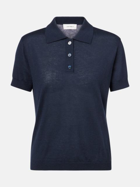 Nai knitted cashmere polo shirt