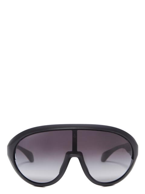 Moncler + Rick Owens Black Nylon Sunglasses
