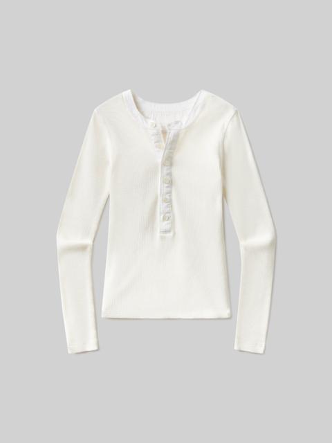 Drea Waffle Henley
In Pashmina