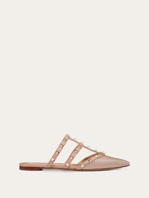 ROCKSTUD PATENT-LEATHER MULE