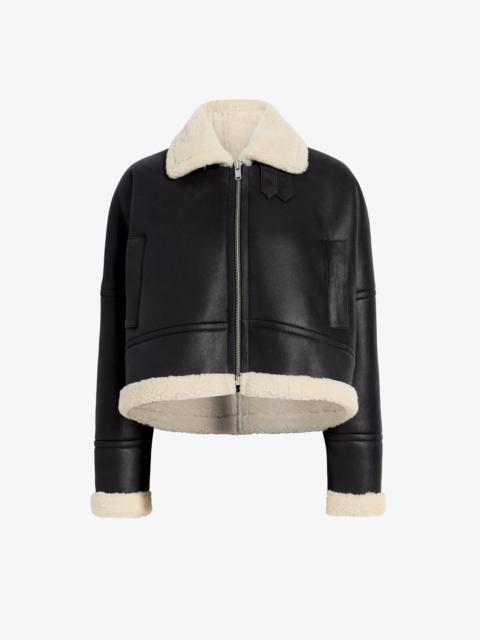Alya Jacket in Shearling