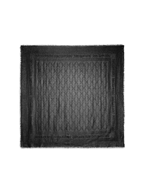 Glenn monogram scarf