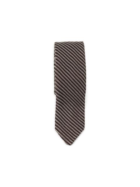 Formal striped-pattern tie