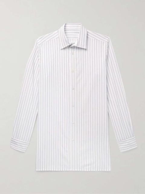 Slim-Fit Striped Cotton-Poplin Shirt
