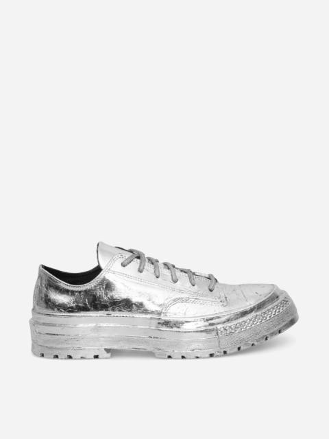 Chuck 70 National Leather Limited Edition Sneakers Silver Foil