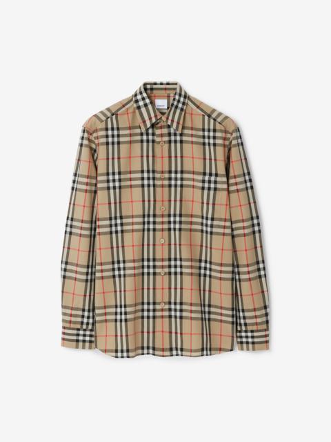 Check Cotton Shirt