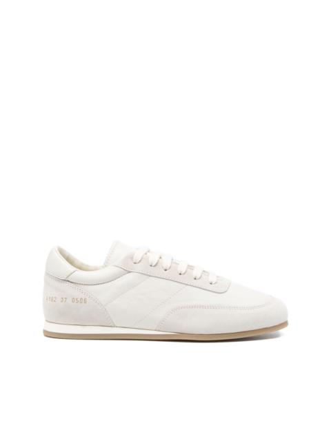 suede panelled sneakers
