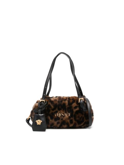mini Tag leopard-print shoulder bag
