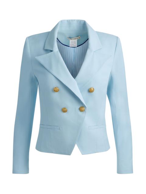 SABLE DOUBLE BREASTED CROPPED BLAZER