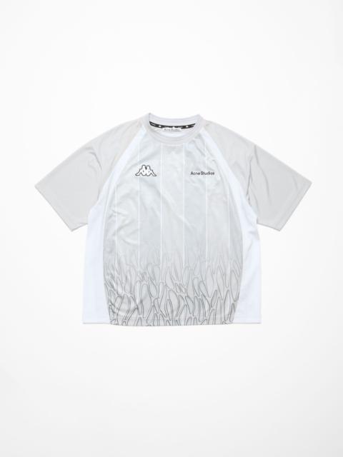 Logo t-shirt - Acne Studios x Kappa - Grey/dark grey