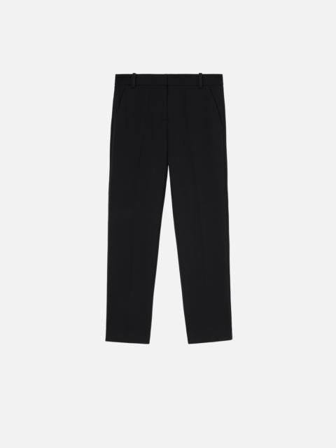 TECHNICAL FABRIC CIGARETTE TROUSERS