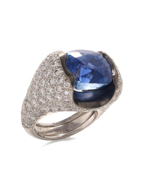 Sapphire Diamond Ring