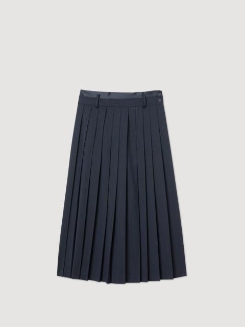 MAXI PLEATED SKIRT