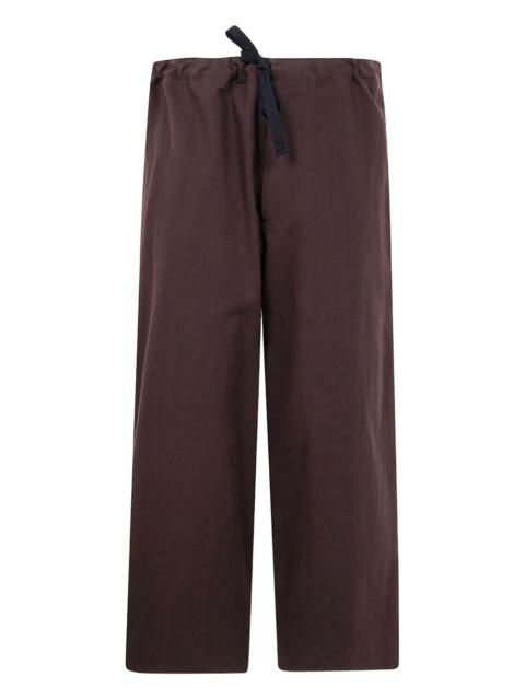 drawstring pocket trousers