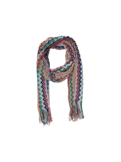 zigzag fringe scarf