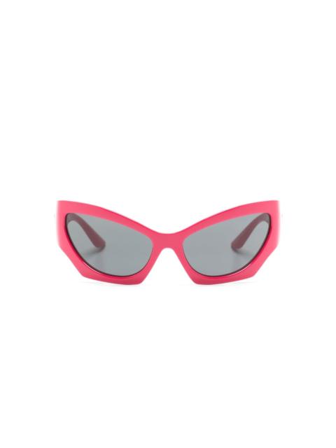 tinted cat-eye sunglasses