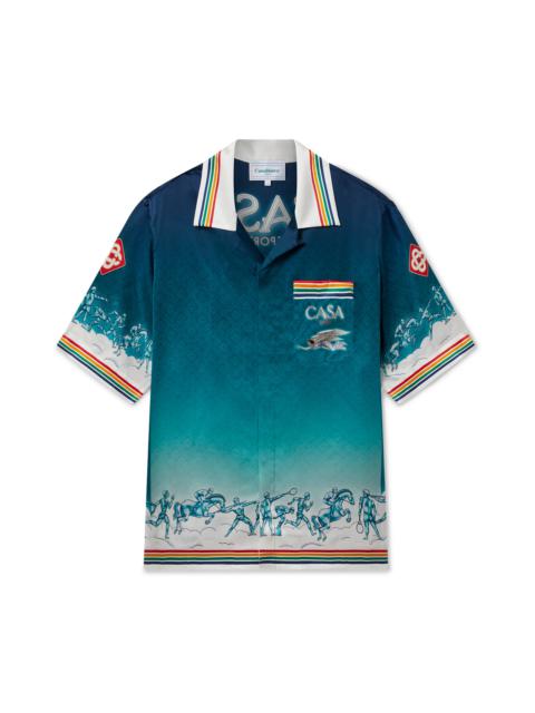 La Déesse Du Stade Silk Shirt | Casablanca Paris